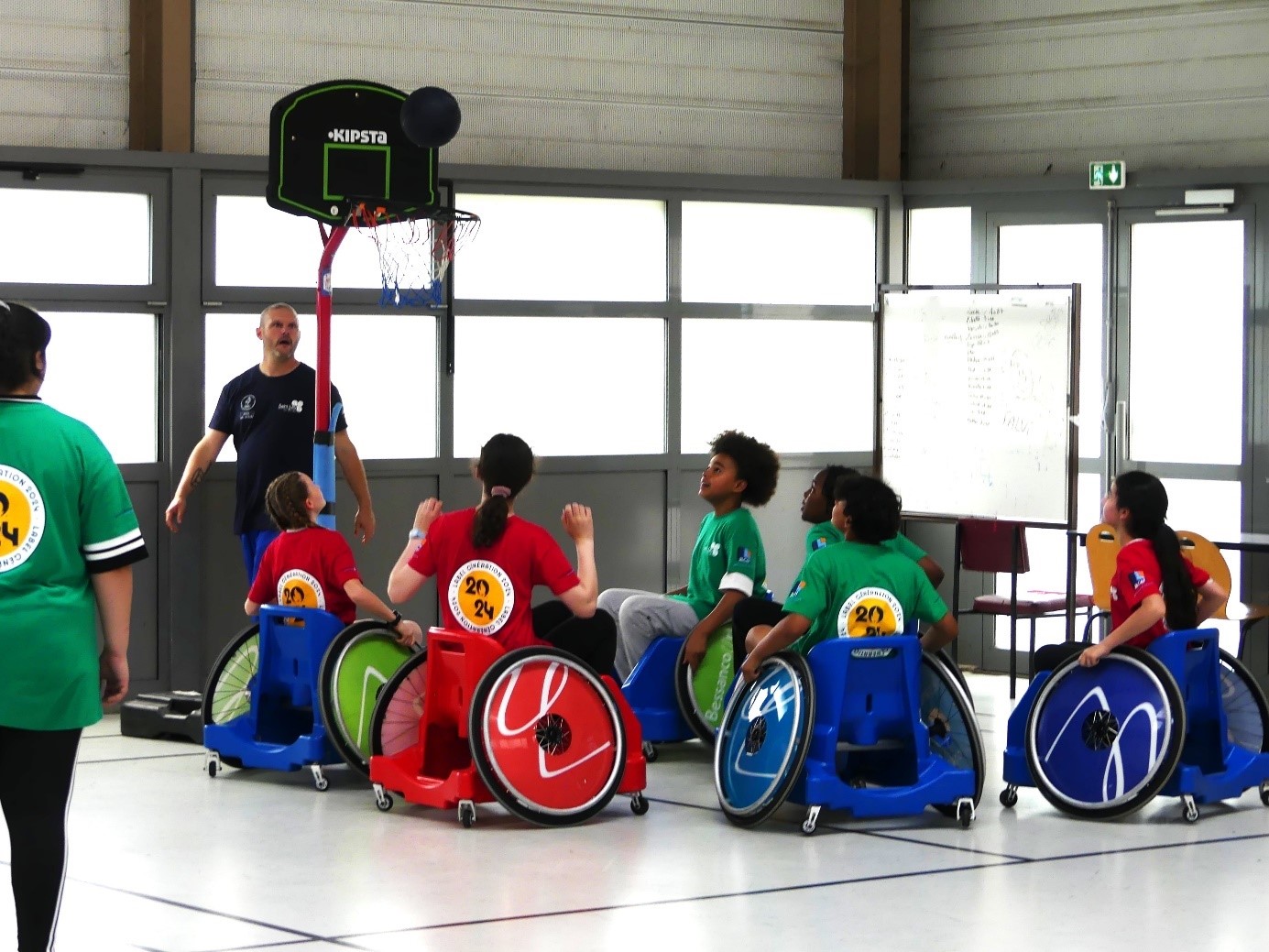 Classes olympiques 6ème 2025 basket fauteuil