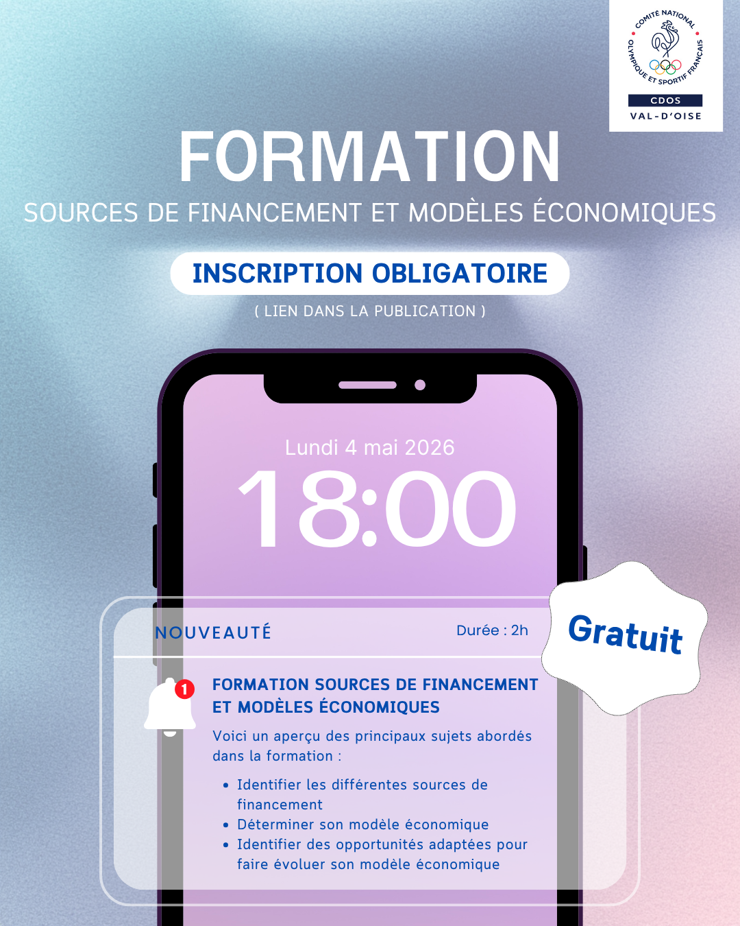 Formation Sources de financement et modèles économiques