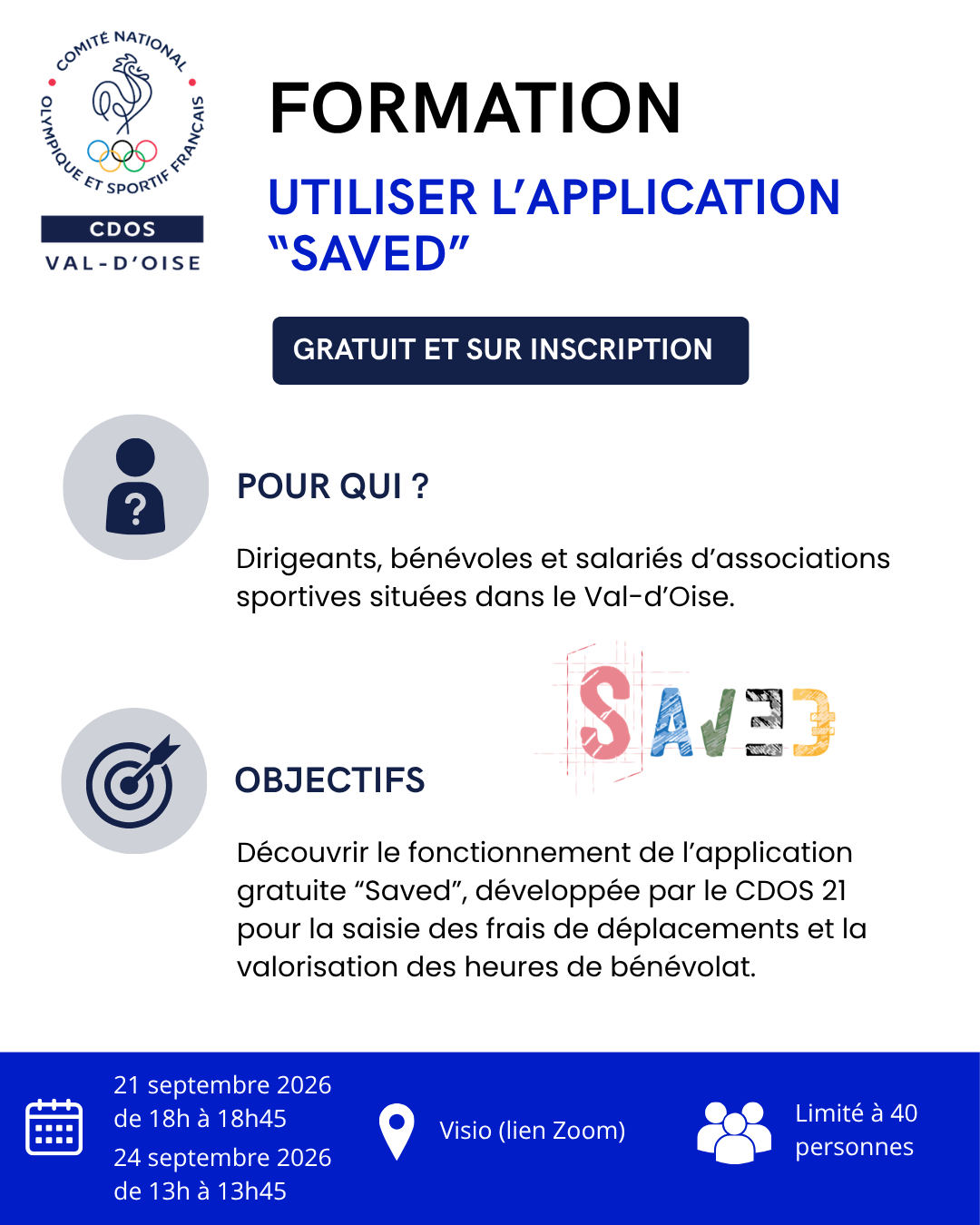 Formation "Utiliser l'application Saved"